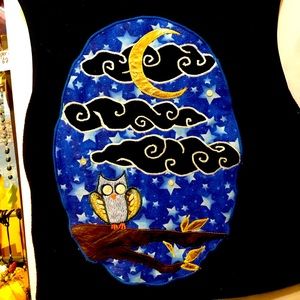 Handmade patch on fleece Columbia vest